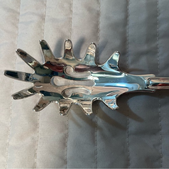 VTG Sheffield Silver Co. Pasta server Silverplate flatware Kings pattern 11 in - Picture 5 of 8